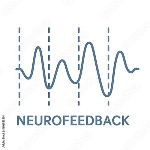 Neurofeedback wave design for brain training and biofeedback therapy, visualizing brainwave activity and cognitive enhancement techniques