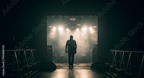 Backstage View Before Concert Starts