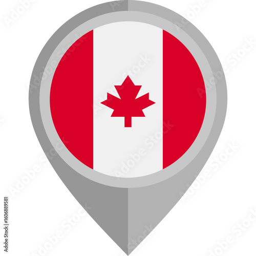 Free Download canada flag button - GFXLoad
