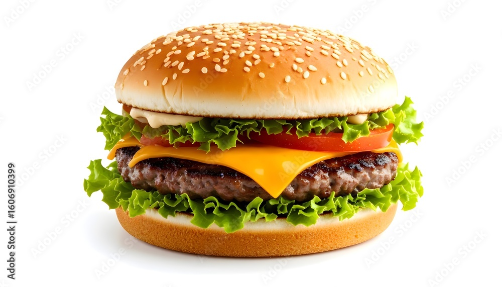 This burger is a classic mouthwatering stack This burger is a classic mouthwatering stack