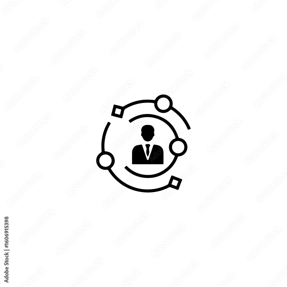 Obraz premium Experience icon flat vector design.