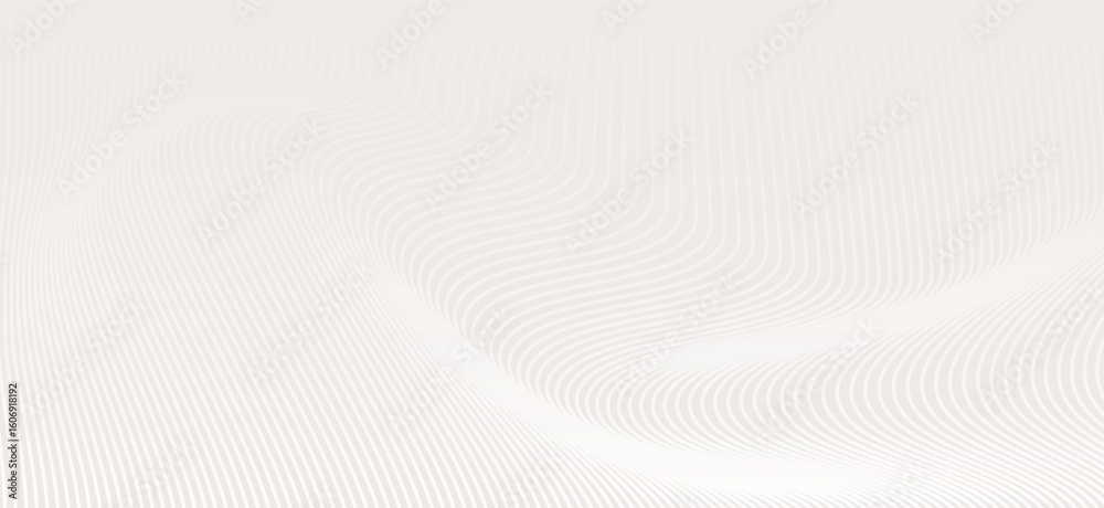 Naklejka premium Premium background design with white line pattern (texture) in luxury pastel colour. Abstract horizontal vector template for business banner, formal backdrop,