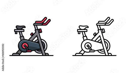 Indoor Exercise Bike Duo Fitness Equipment for Home Cardio Workouts