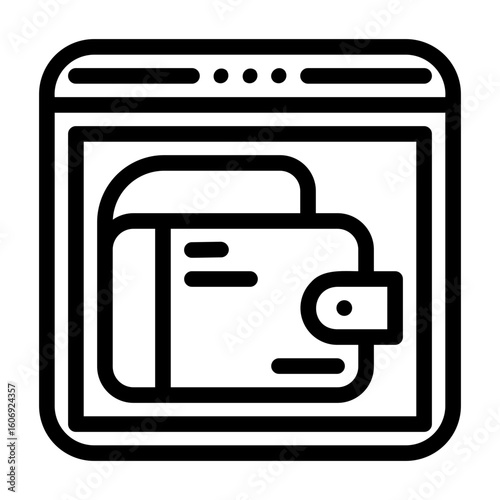 a collection of icons containing shopping, baskets, e-wallets and things related to developers