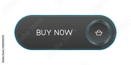 Black and blue CTA button: Buy now.
