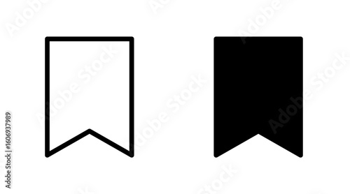 Bookmark icon stock illustration