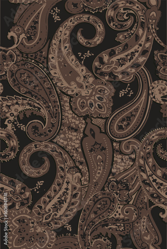 paisley textile pattern design texture,pasley textile pattern design, Magical Traditional Paisleys Seamless Pattern for wallpaper design or fabric textile printing.