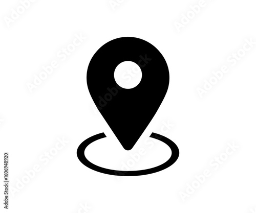Map marker pointer symbols, GPS location. Navigation map, location navigation icon vector design and illustration.
