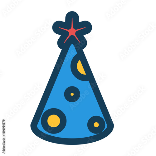 Vector illustration of hat icon children toy