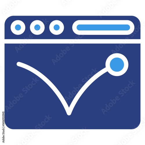 Bounce Rate  Icon Element For Design