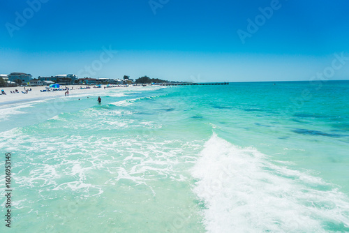 anna maria island and bradenton beach florida scenery in summer