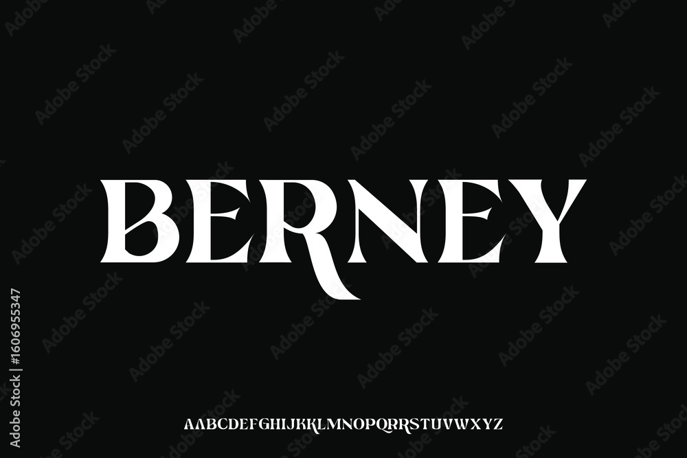 Fototapeta premium Display alphabet font vector design suitable for headline, poster, logo, magazine and many more