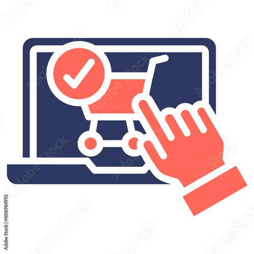 Self Checkout glyph color icon
