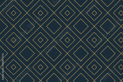 Geometric diamond pattern with subtle metallic accents on dark background
