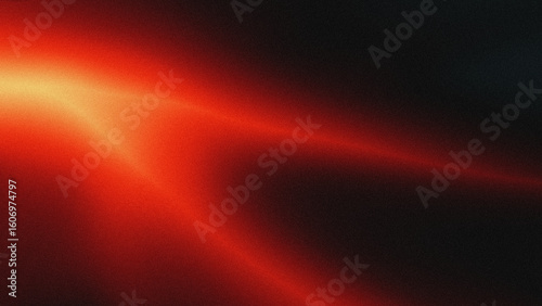 Fototapeta Naklejka Na Ścianę i Meble -  Red glow gradient texture – abstract fiery light backdrop