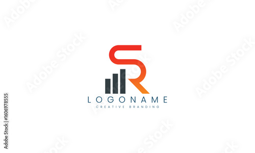 Minimalist SR Logo for Branding and Identity.