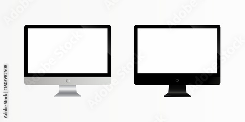 black lcd monitor