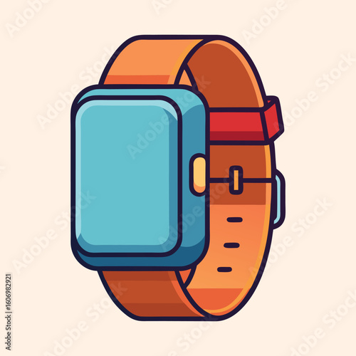 vector illustration of  smartwatch 