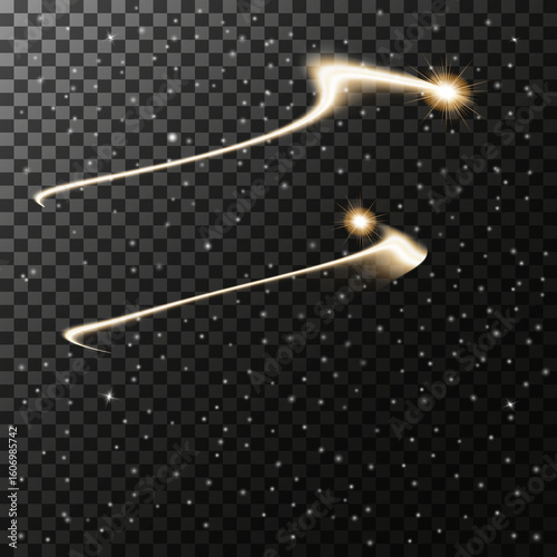 star, sun shine, comet with a tail 69