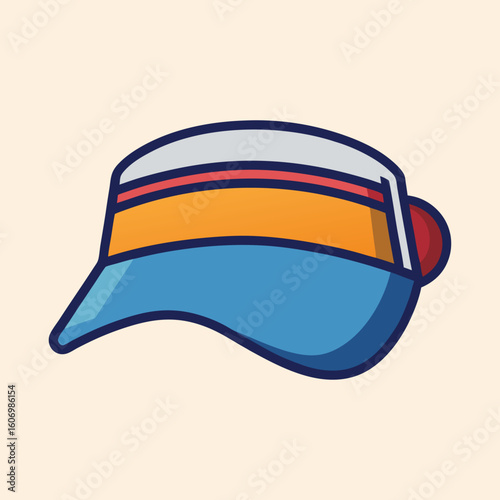 vector illustration of visors
