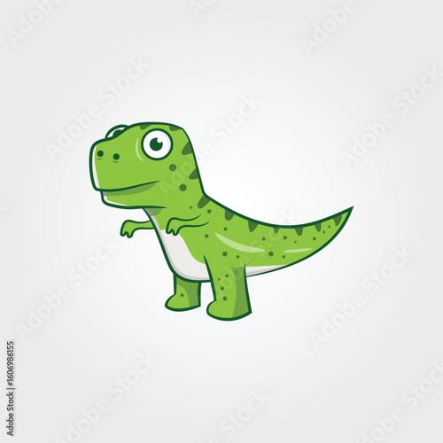 cute T Rex, dinosaur cartoon character