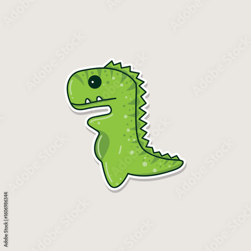 cute T Rex, dinosaur cartoon character