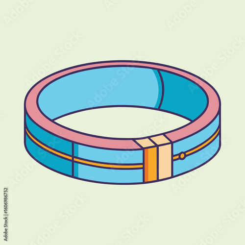 vector illustration of wristbands