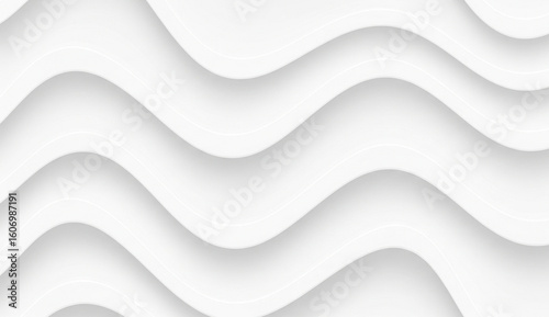 Minimalist White Wave Texture
