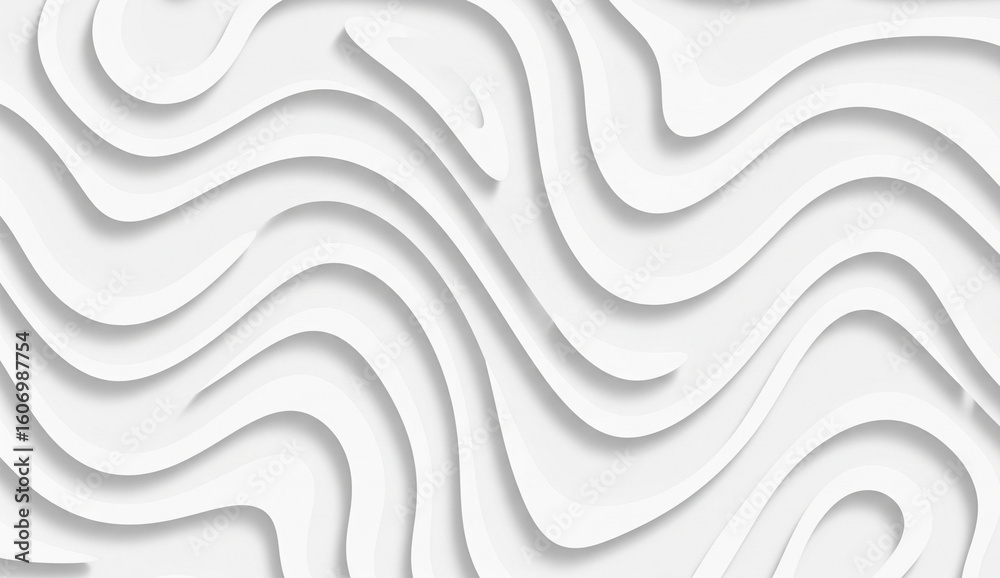 Abstract White Wavy Background Abstract White Wavy Background