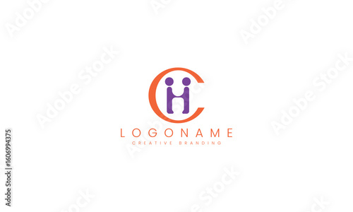 Minimalist CH Logo for Branding and Identity.