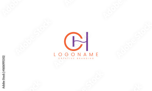 Minimalist CH Logo for Branding and Identity.