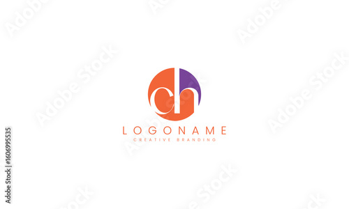 Minimalist CH Logo for Branding and Identity.