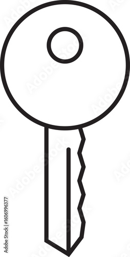 Access key, symbolizing login, security, privacy, authentication, and protection. Perfect for UI/UX interfaces, web platforms, secure login screens, digital identity apps