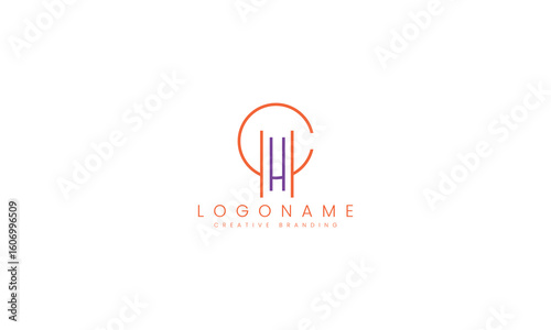 Minimalist CH Logo for Branding and Identity.