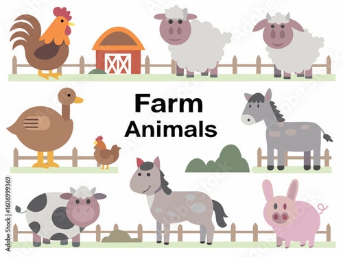 farm animals set