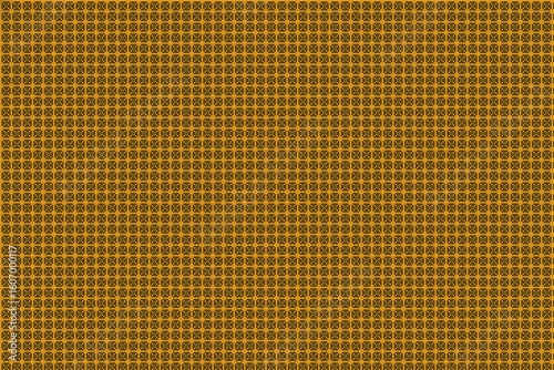 Grid-Based Orange and Black Dotted Seamless Pattern
