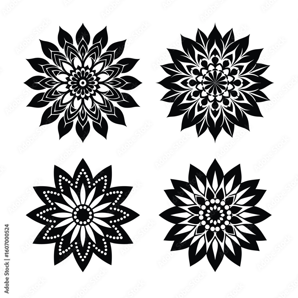 Obraz premium Most Beautiful Flower Mandala