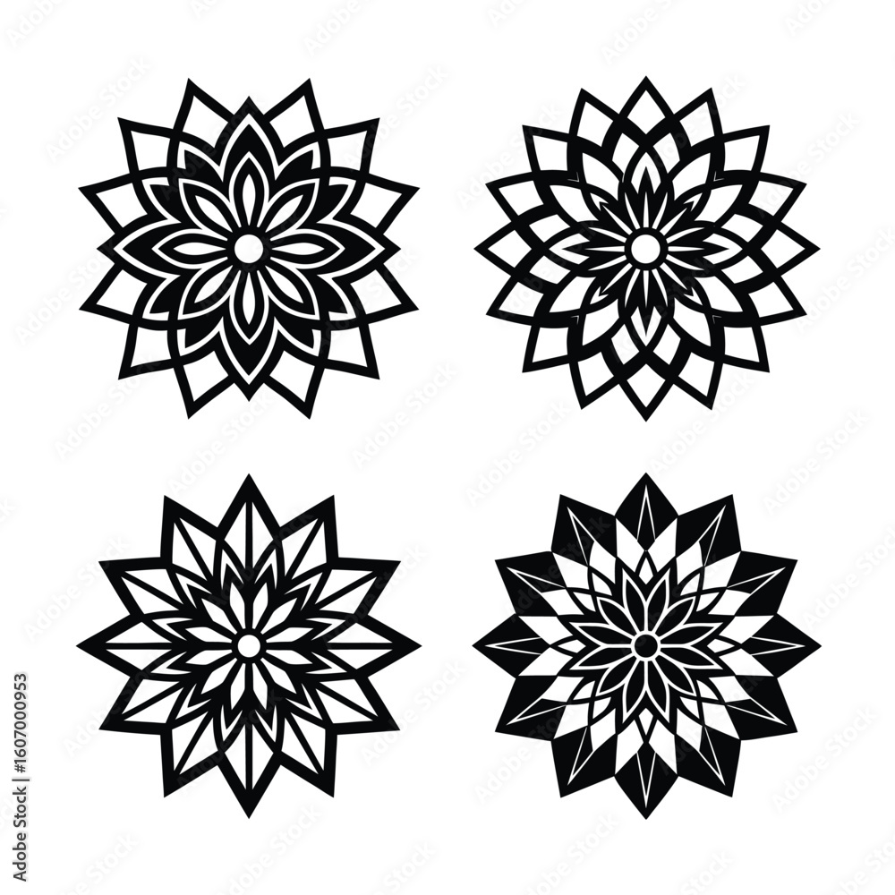Obraz premium Most Beautiful Flower Mandala