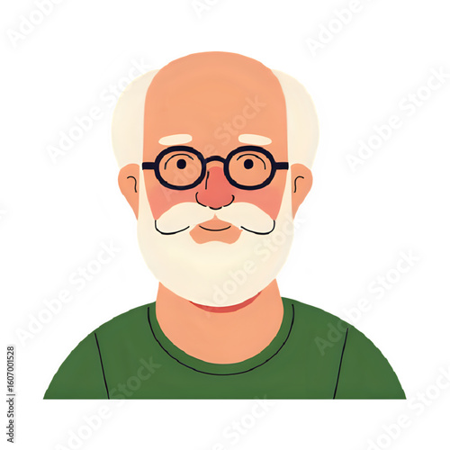 man wearing glasses