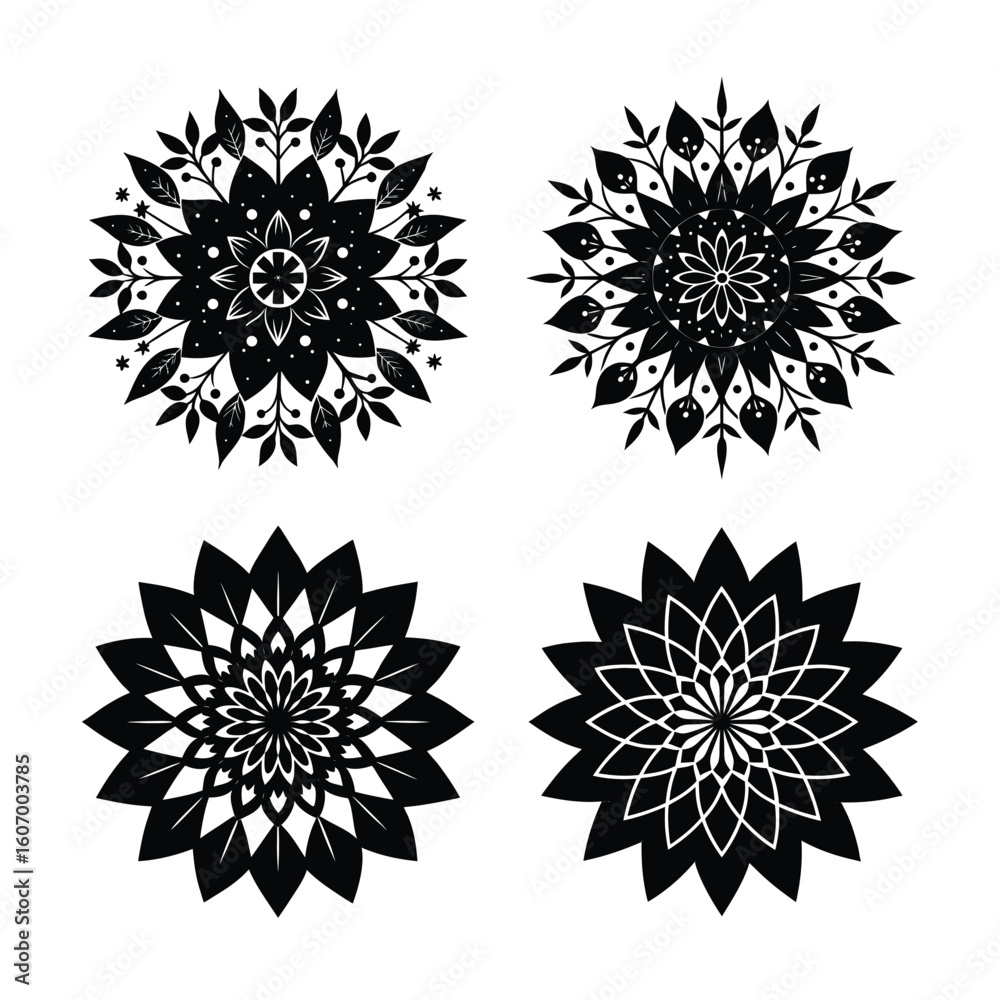 Obraz premium Most Beautiful Flower Mandala