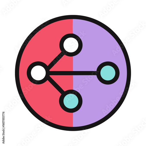 network design s on a white background, symbolizing Delivery and distribution