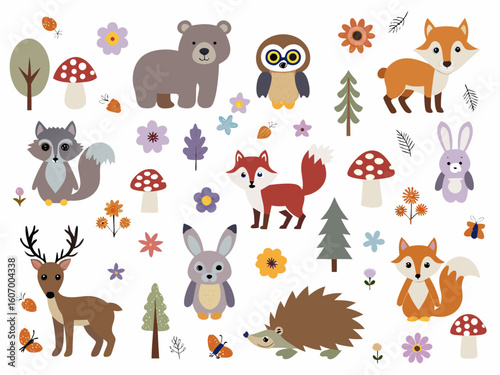 set of animals