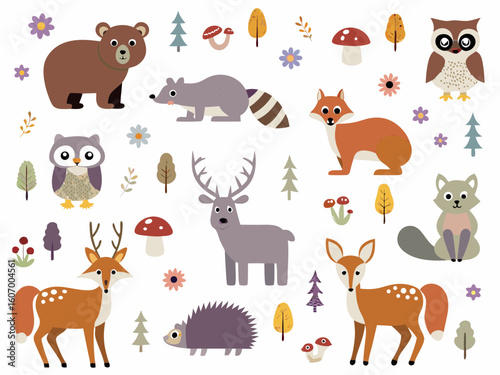 seamless pattern with animals