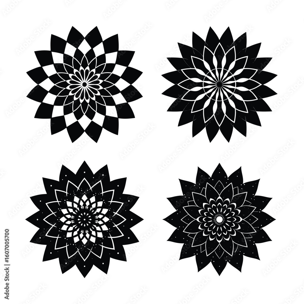 Obraz premium Most Beautiful Flower Mandala