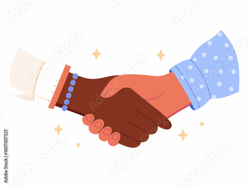 handshake vector illustration