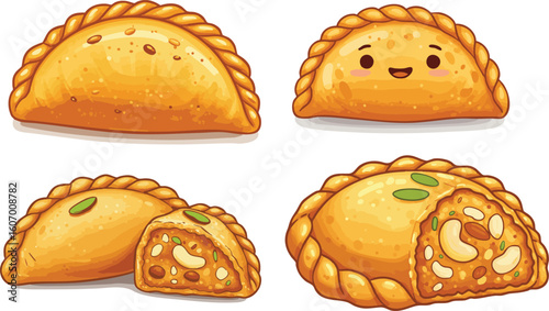 Sweet Dumplings with Nut Filling