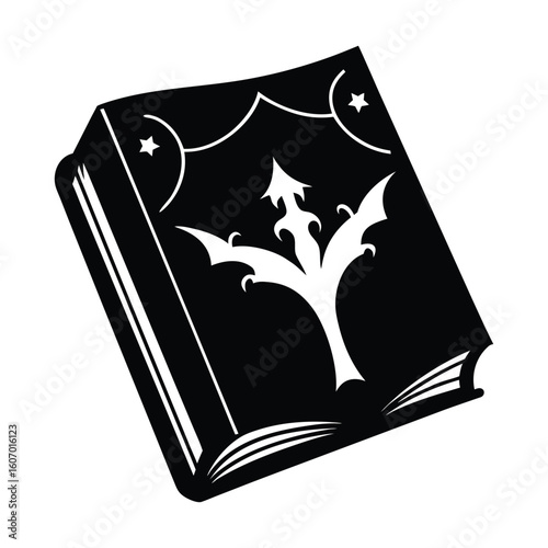 Ancient Grimoire Magical Book Fantasy Spell Book