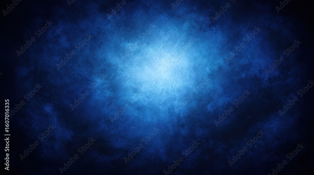Fototapeta premium A mesmerizing blue haze creating an otherworldly atmosphere, ideal for backgrounds and abstract designs.