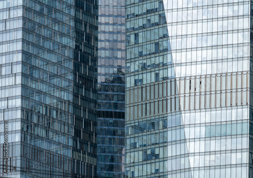 Wallpaper Mural blue wall business buildings architectural background Torontodigital.ca