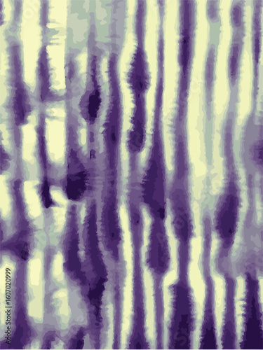 Vector Tie Dye Seamless Pattern. Ikat Ethnic Texture. Psychedelic Geo Pattern. Green Tonal Design. Graphic Background. Chocolate Tie Dye Batik. Watercolor Tile pattern. Faded Colors.